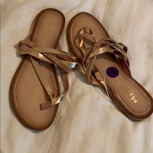 New Mariella leather sandals. Size 8.5